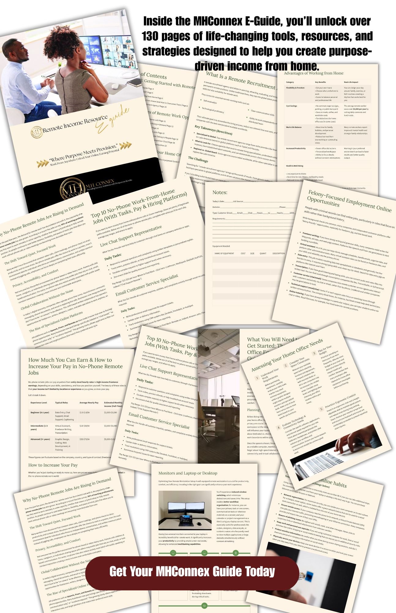 MHConnex Work From Home Tips Tools and Resources Eguide